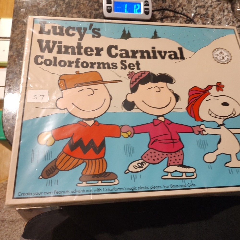 The Lucy's Winter Carnival Colorforms Set 2016 Repo 1972 Original classic toy